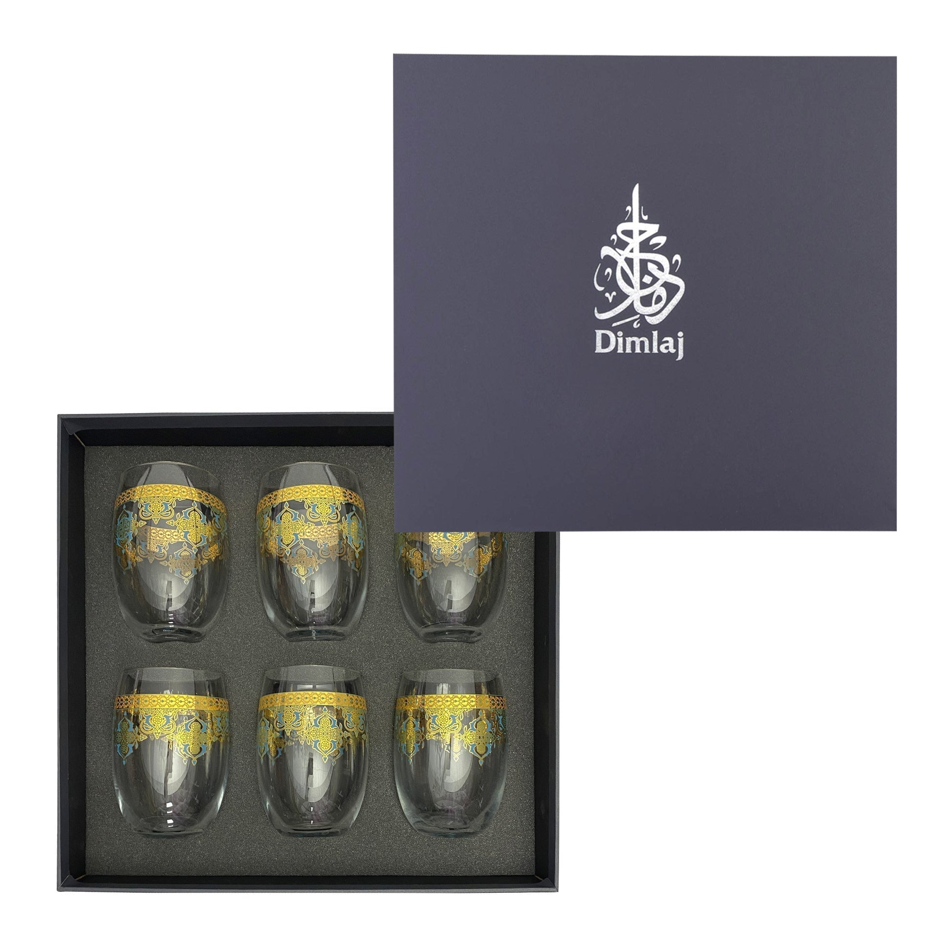 Dimlaj Rayhan Set of 6 Pcs Tumblers - Premium Tumblers from Rayhan By Dimlaj - Just $65! Shop online now at Dimlaj Jordan 