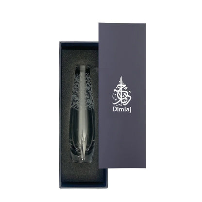 Dimlaj Thuluth Crystal Vase (Engraved) - Premium Vases from Thuluth By Dimlaj - Just $85! Shop online now at Dimlaj Jordan 