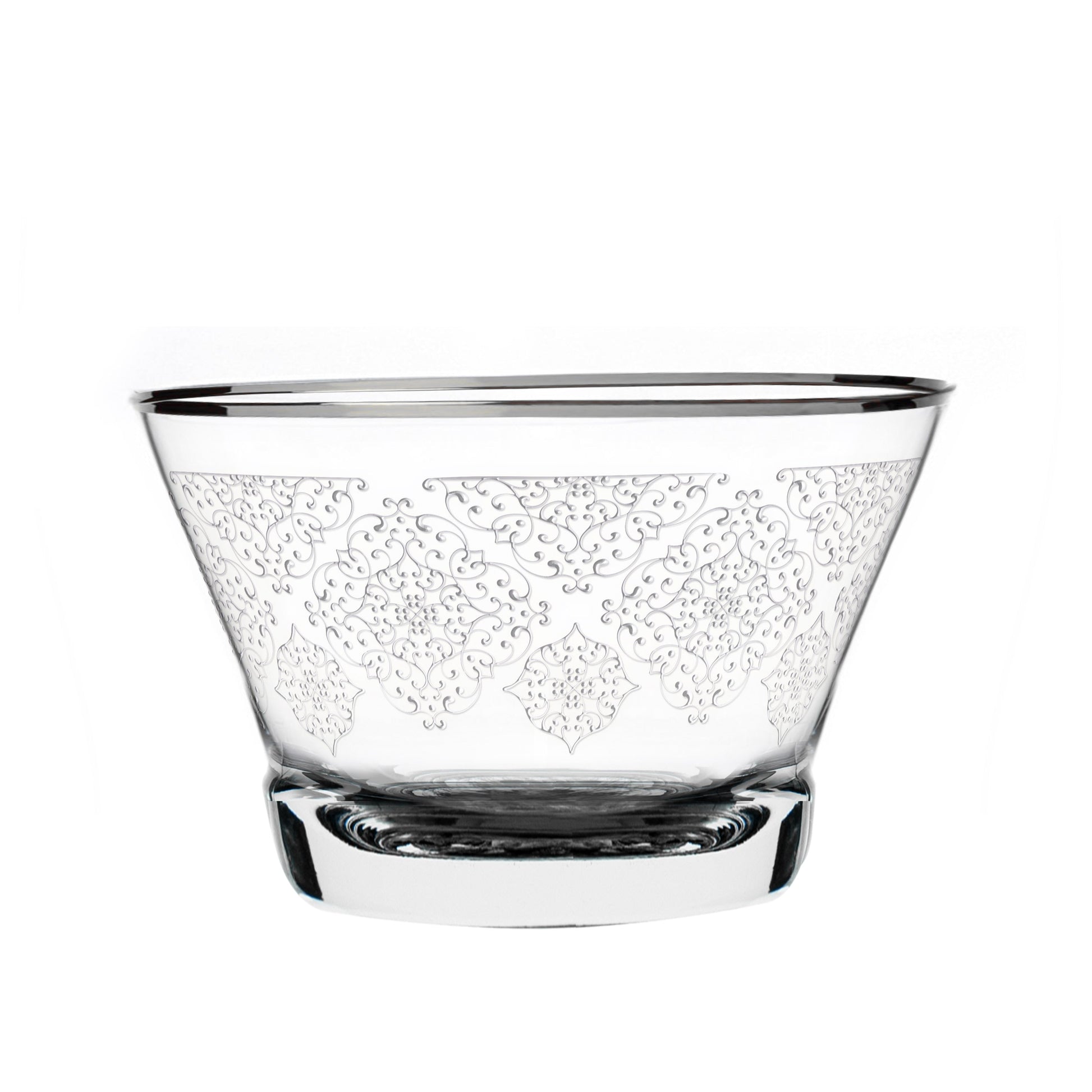 Dimlaj Perla Set of 4 Pcs Serving Bowls (Platinum) - Premium Serving Bowls from Perla By Dimlaj - Just $80! Shop online now at Dimlaj Jordan 