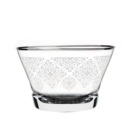 Dimlaj Perla Set of 4 Pcs Serving Bowls (Platinum) - Premium Serving Bowls from Perla By Dimlaj - Just $80! Shop online now at Dimlaj Jordan 