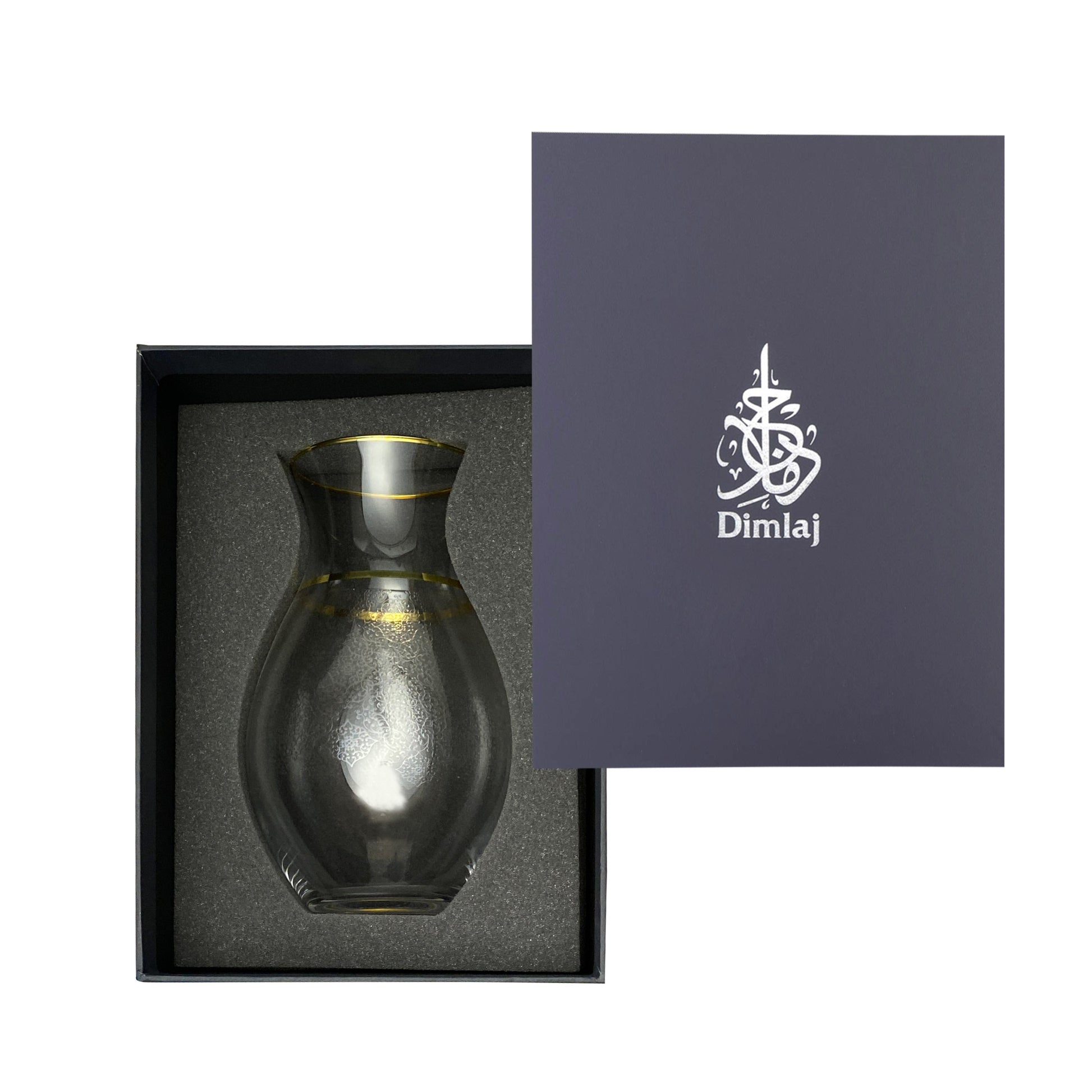 Dimlaj Perla Crystal Vase - Premium Vases from Perla By Dimlaj - Just $65! Shop online now at Dimlaj Jordan 