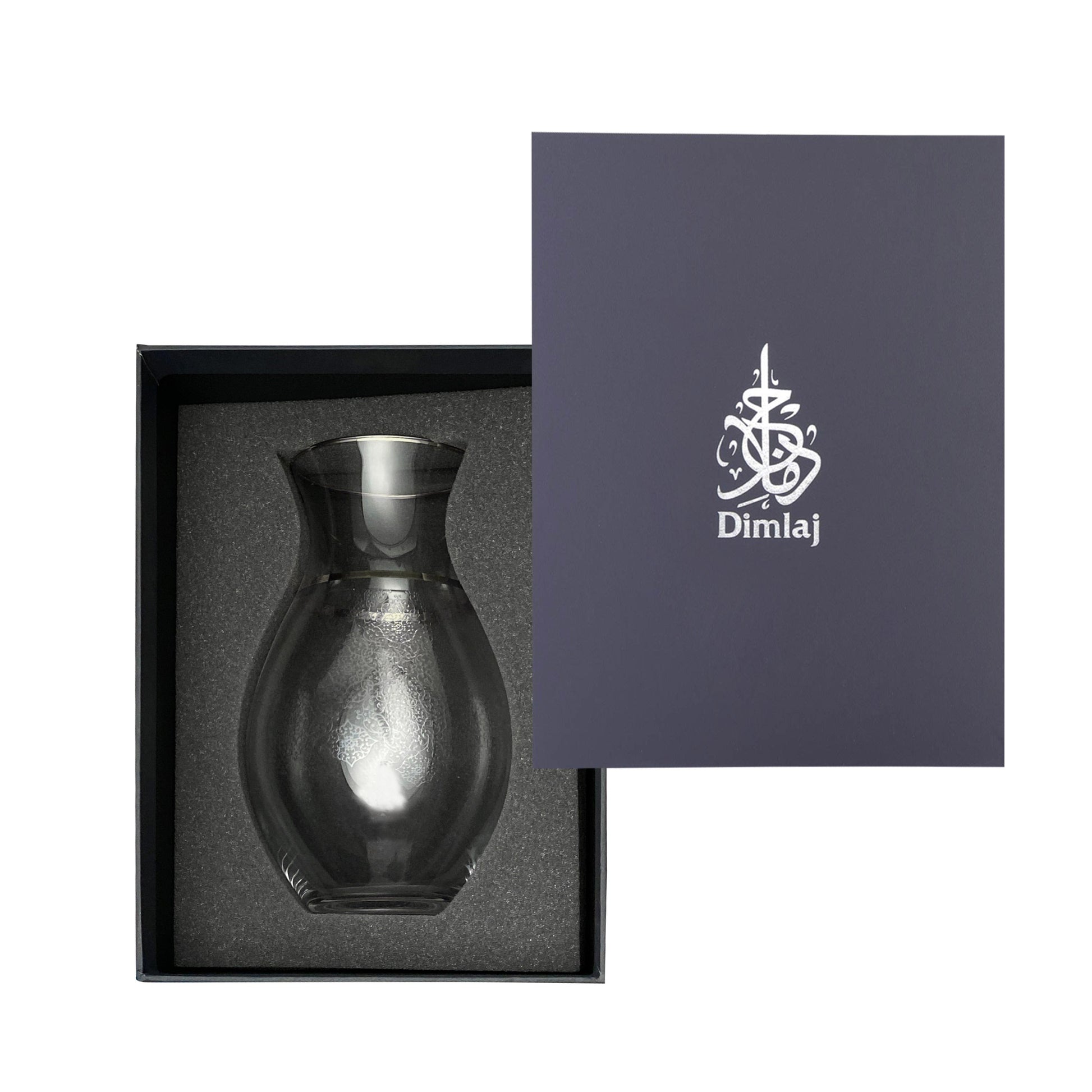 Dimlaj Perla Vase (Platinum) - Premium Vases from Perla By Dimlaj - Just $65! Shop online now at Dimlaj Jordan 