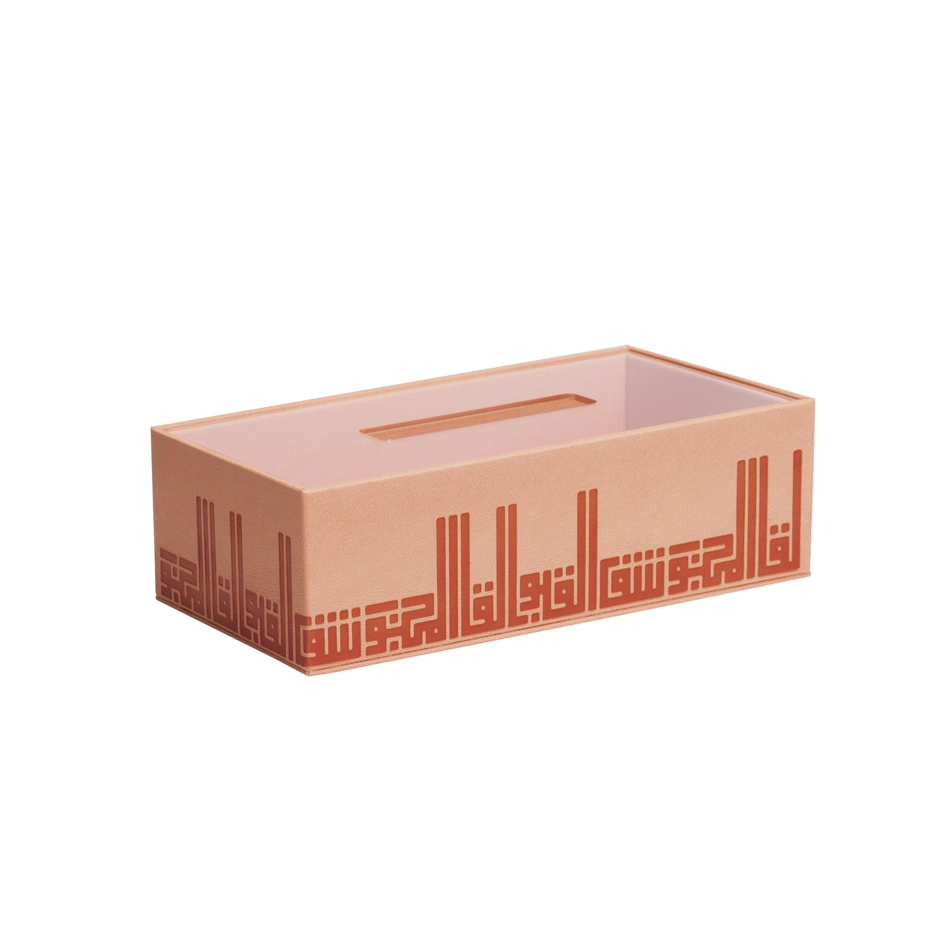 Dimlaj shafa Tissue Box (peach) - Premium Table Accessories from Shafa By Dimlaj - Just $50! Shop online now at Dimlaj Jordan 