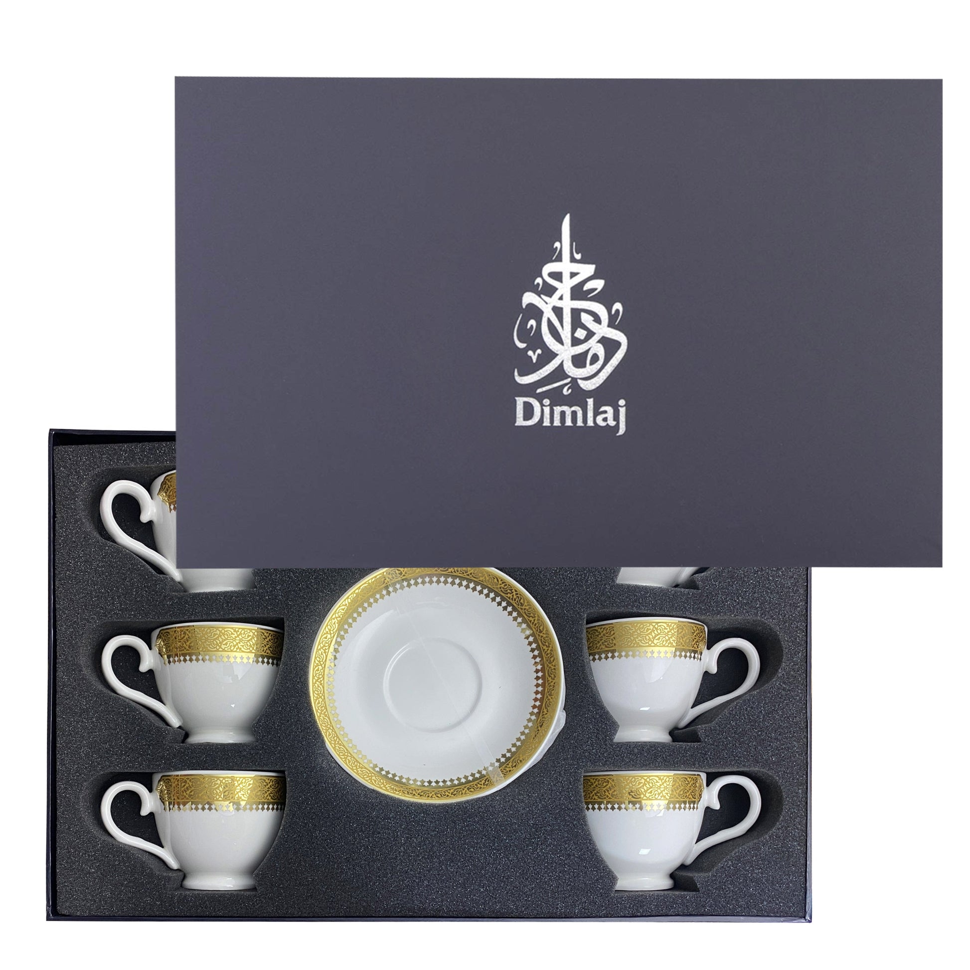 Dimlaj Cordoba Set of 6 Pcs Tea Cups - Premium Tea Cups from Cordoba By Dimlaj - Just $125! Shop online now at Dimlaj Jordan 