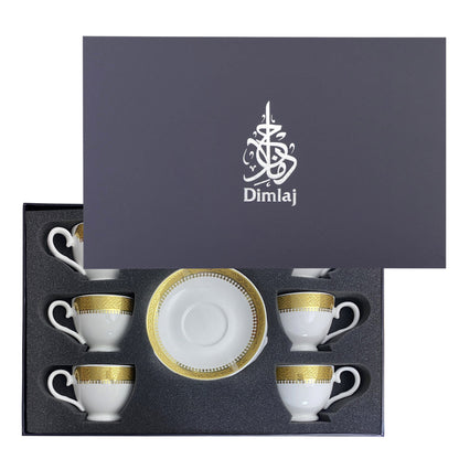 Dimlaj Cordoba Set of 6 Pcs Tea Cups - Premium Tea Cups from Cordoba By Dimlaj - Just $125! Shop online now at Dimlaj Jordan 