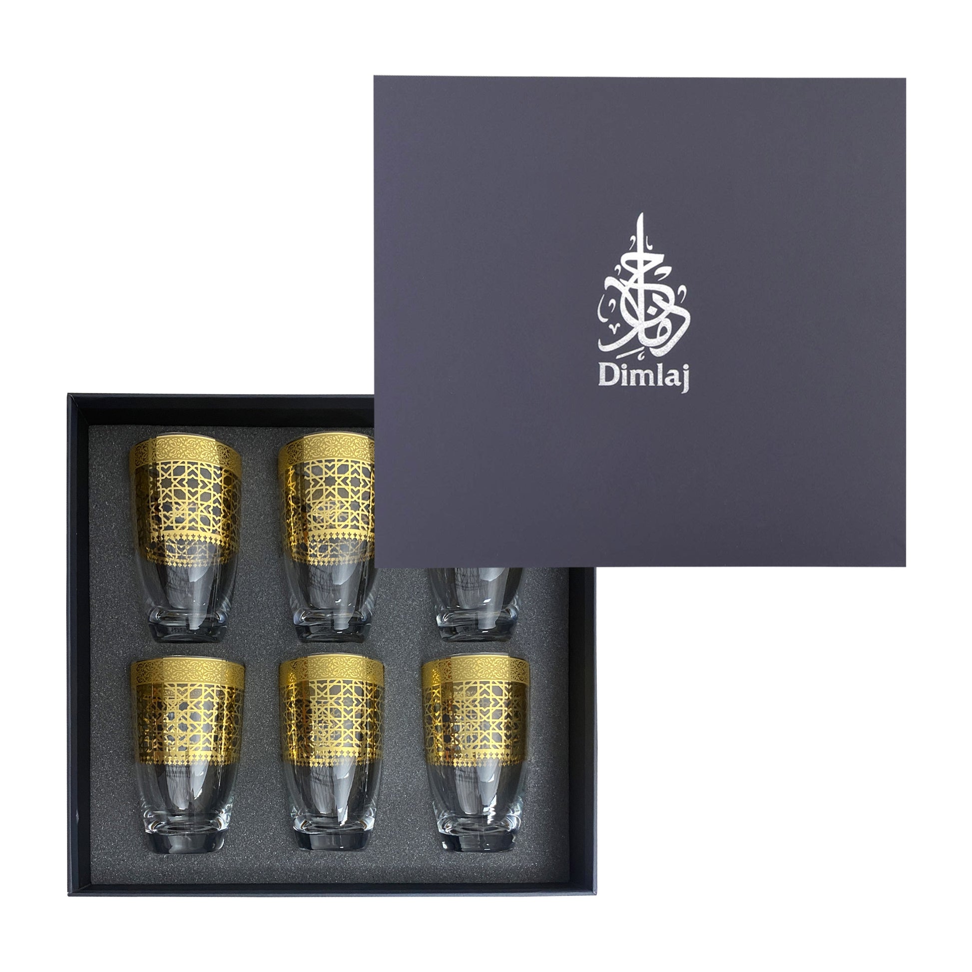 Dimlaj Cordoba Set of 6 Pcs Tumblers - Premium Tumblers from Cordoba By Dimlaj - Just $95! Shop online now at Dimlaj Jordan 