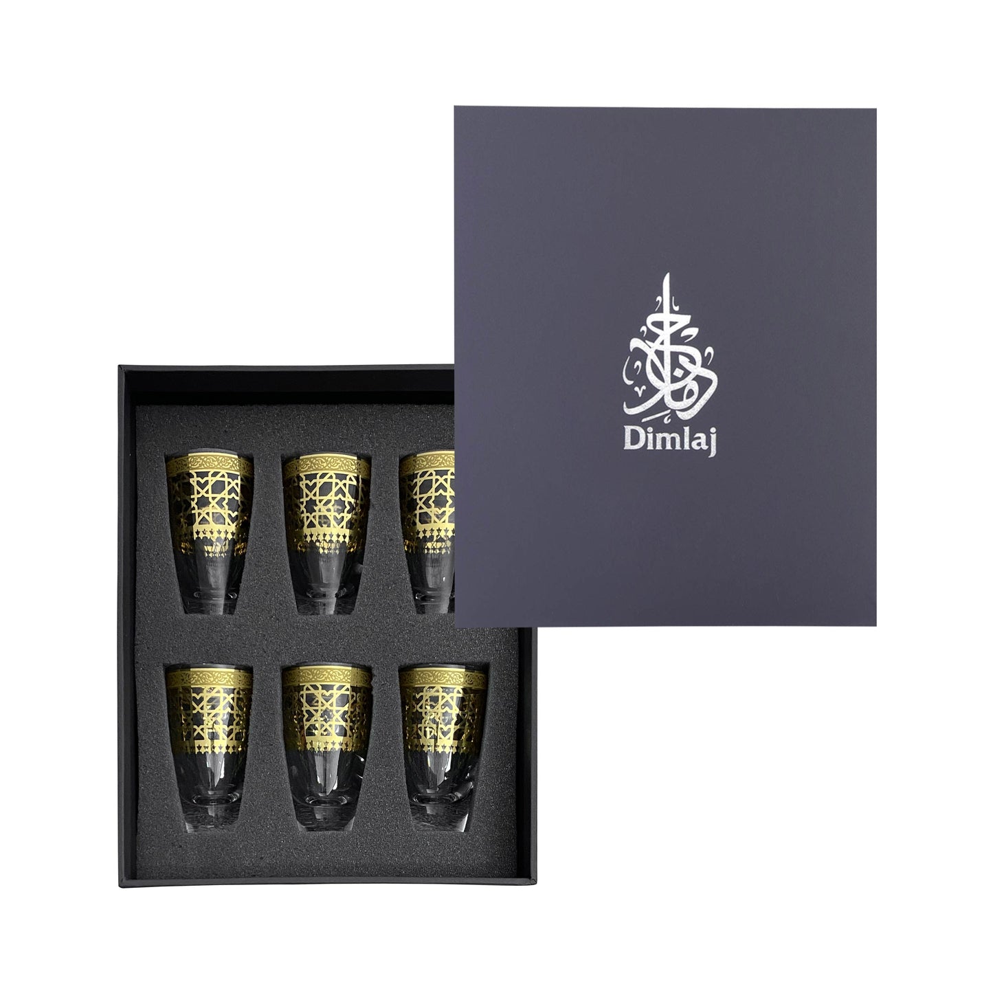 Dimlaj Cordoba Set of 6 Pcs Short Tumblers - Premium Short Tumblers from Cordoba By Dimlaj - Just $69! Shop online now at Dimlaj Jordan 
