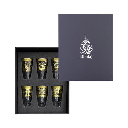 Dimlaj Cordoba Set of 6 Pcs Short Tumblers - Premium Short Tumblers from Cordoba By Dimlaj - Just $69! Shop online now at Dimlaj Jordan 