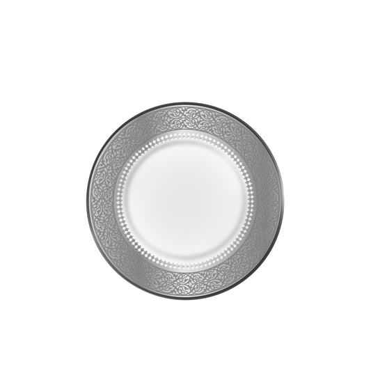 Dimlaj Cordoba Set of 6 Pcs Glass Plates (Platinum) - Premium Platters from Cordoba By Dimlaj - Just $100! Shop online now at Dimlaj Jordan 