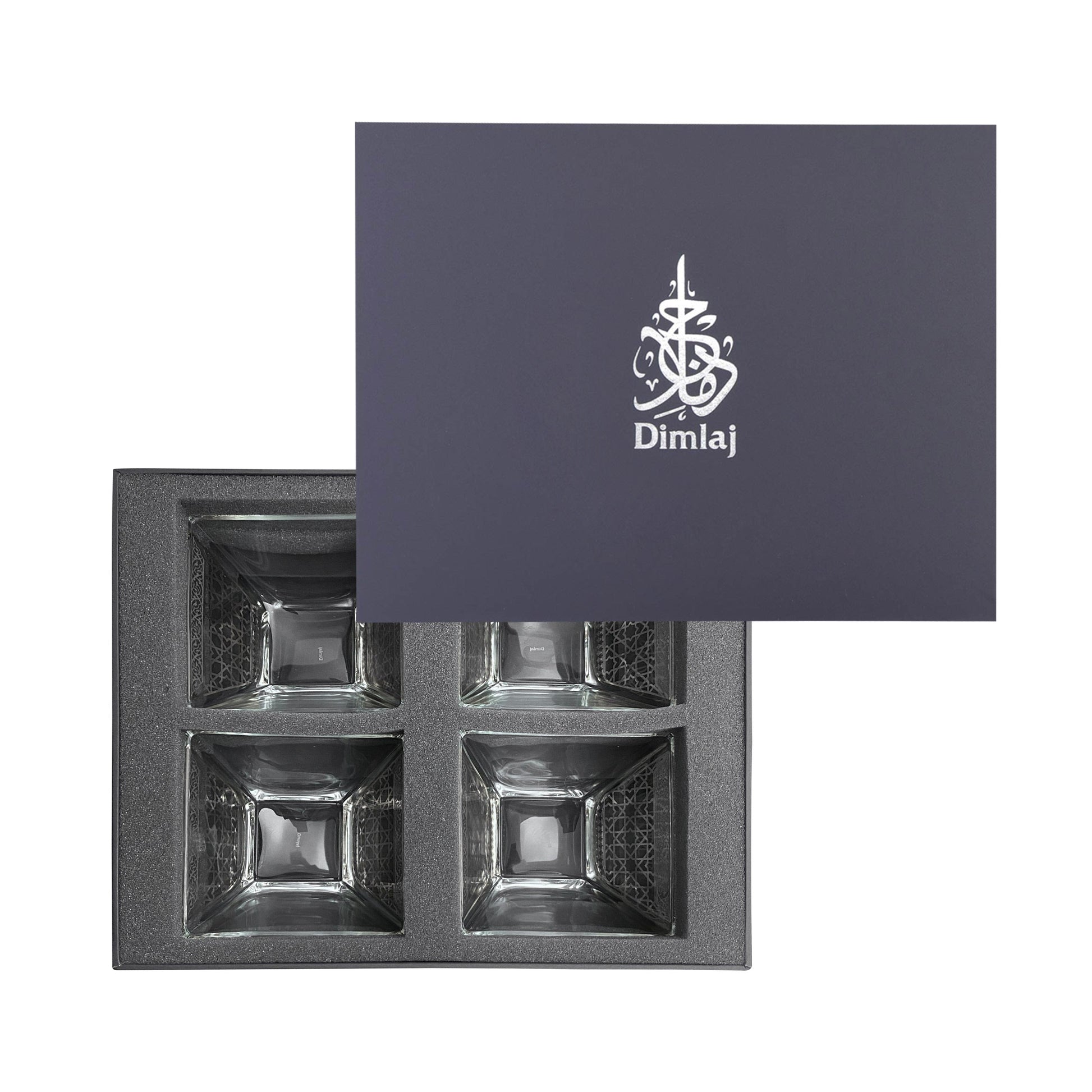 Dimlaj Cordoba Set of 4 Pcs Serving Bowls (Platinum) - Premium Serving Bowls from Cordoba By Dimlaj - Just $75! Shop online now at Dimlaj Jordan 