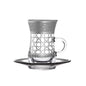 Dimlaj Cordoba Set of 6 Pcs Tea Cups (Platinum) - Premium Tea Cups from Cordoba By Dimlaj - Just $99! Shop online now at Dimlaj Jordan 