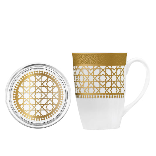 Dimlaj Cordoba Set of 4 Pcs Mugs & Covers - Premium Mugs from Cordoba By Dimlaj - Just $65! Shop online now at Dimlaj Jordan 