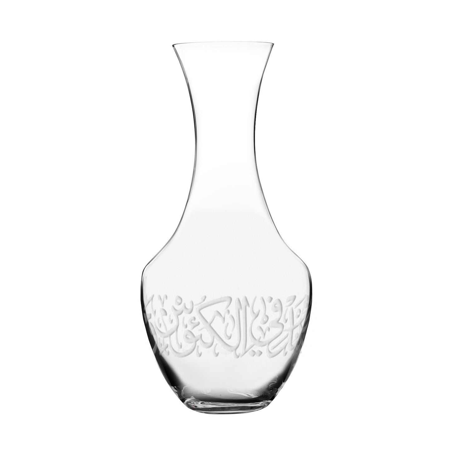 Dimlaj Thuluth Crystal Carafe (Engraved) - Premium Jugs from Thuluth By Dimlaj - Just $125! Shop online now at Dimlaj Jordan 