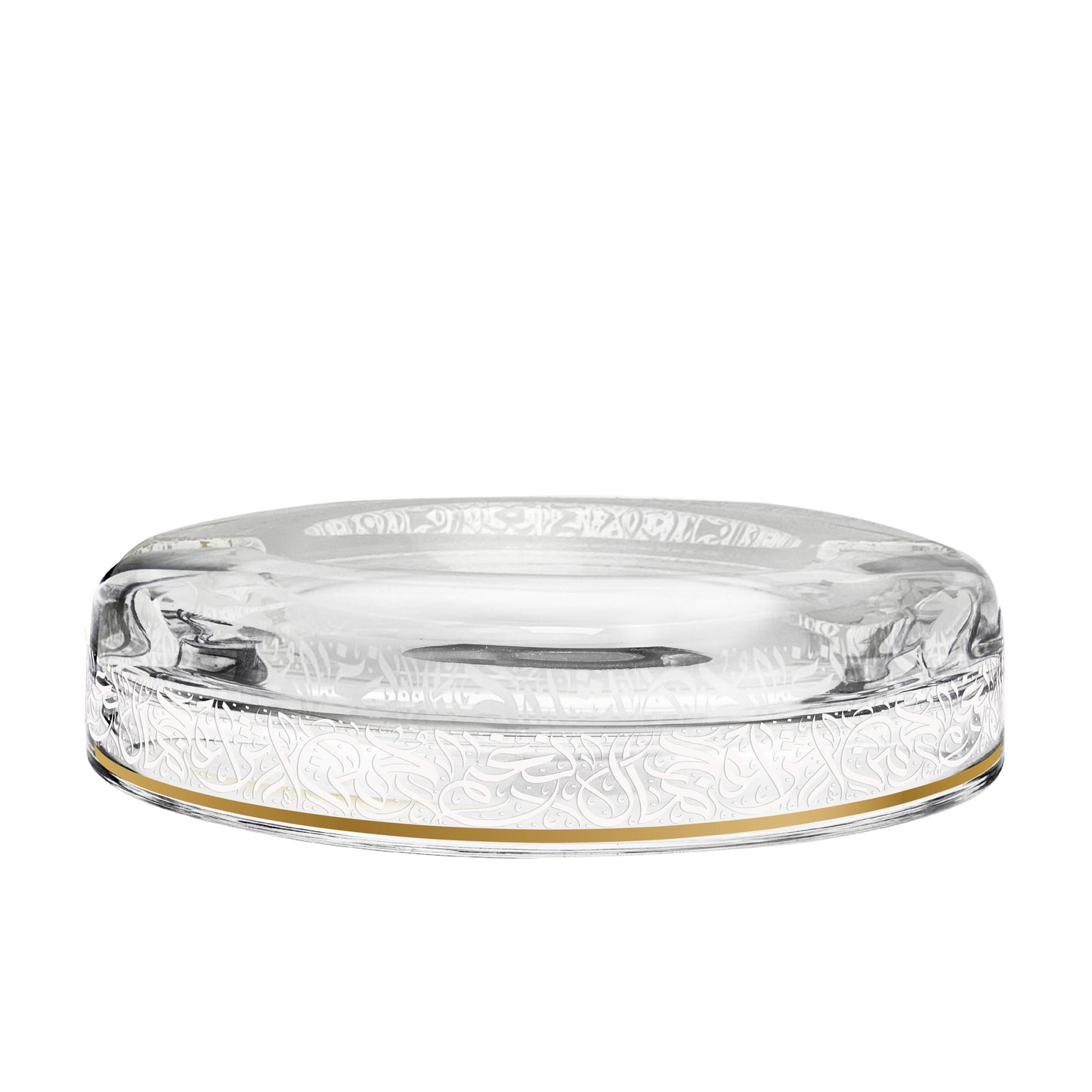 Dimlaj Nagham Ashtray (Gold & White) - Premium Ashtrays from Nagham By Dimlaj - Just $65! Shop online now at Dimlaj Jordan 