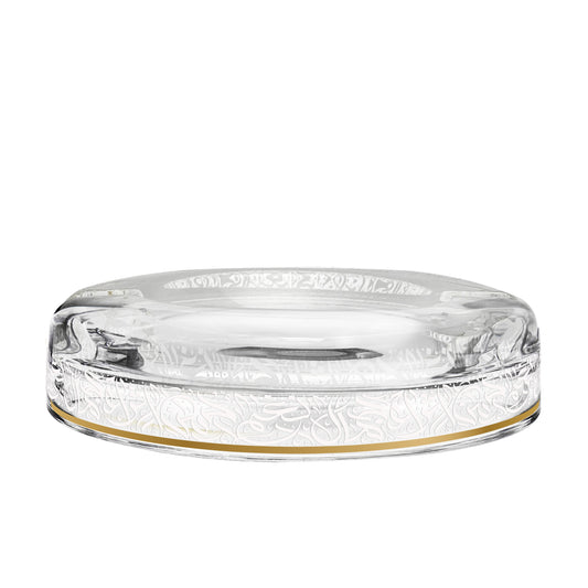 Dimlaj Nagham Ashtray (Gold & White) - Premium Ashtrays from Nagham By Dimlaj - Just $65! Shop online now at Dimlaj Jordan 