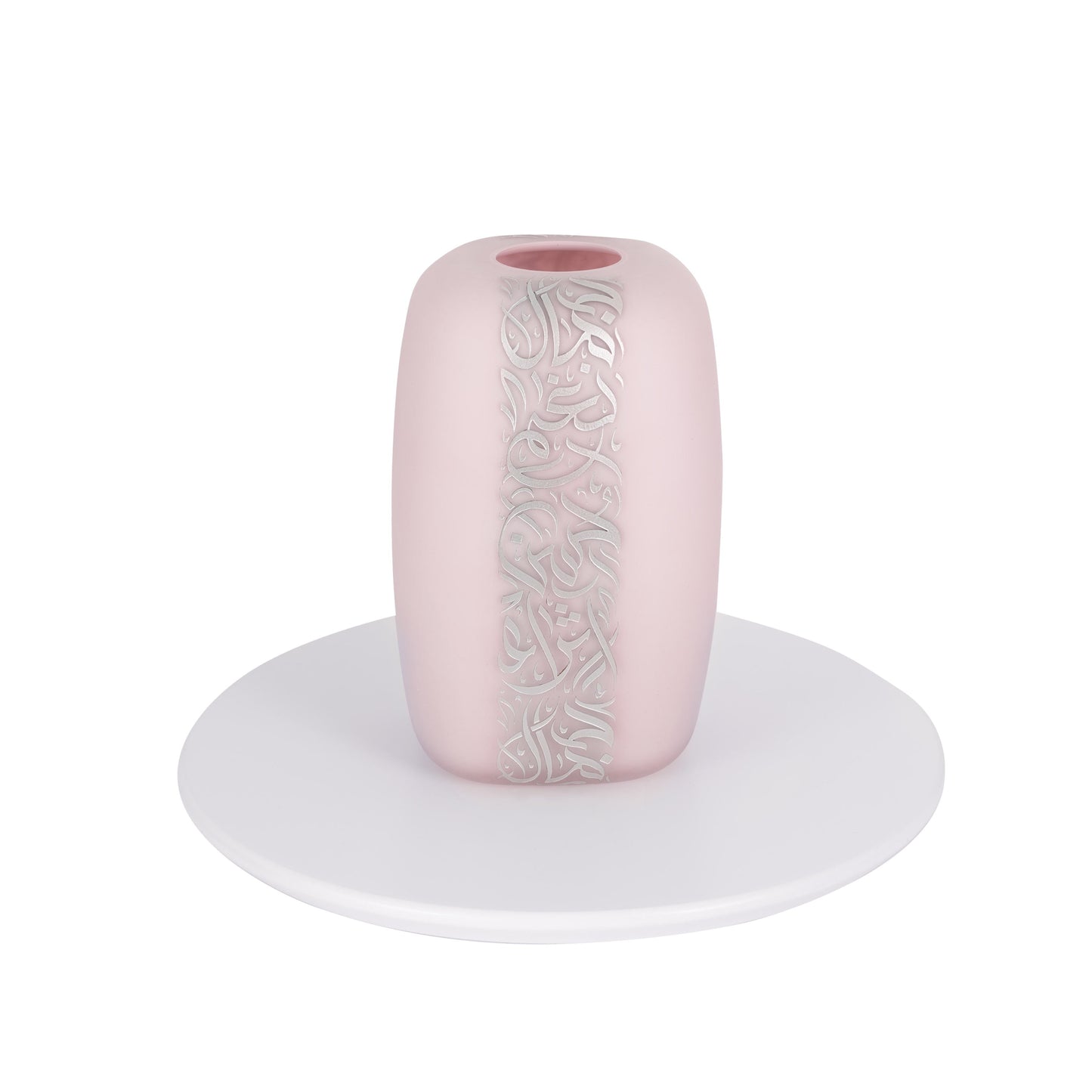 Dimlaj Nagham Vase (Silver & Pink) - Premium Vases from Nagham By Dimlaj - Just $480! Shop online now at Dimlaj Jordan 