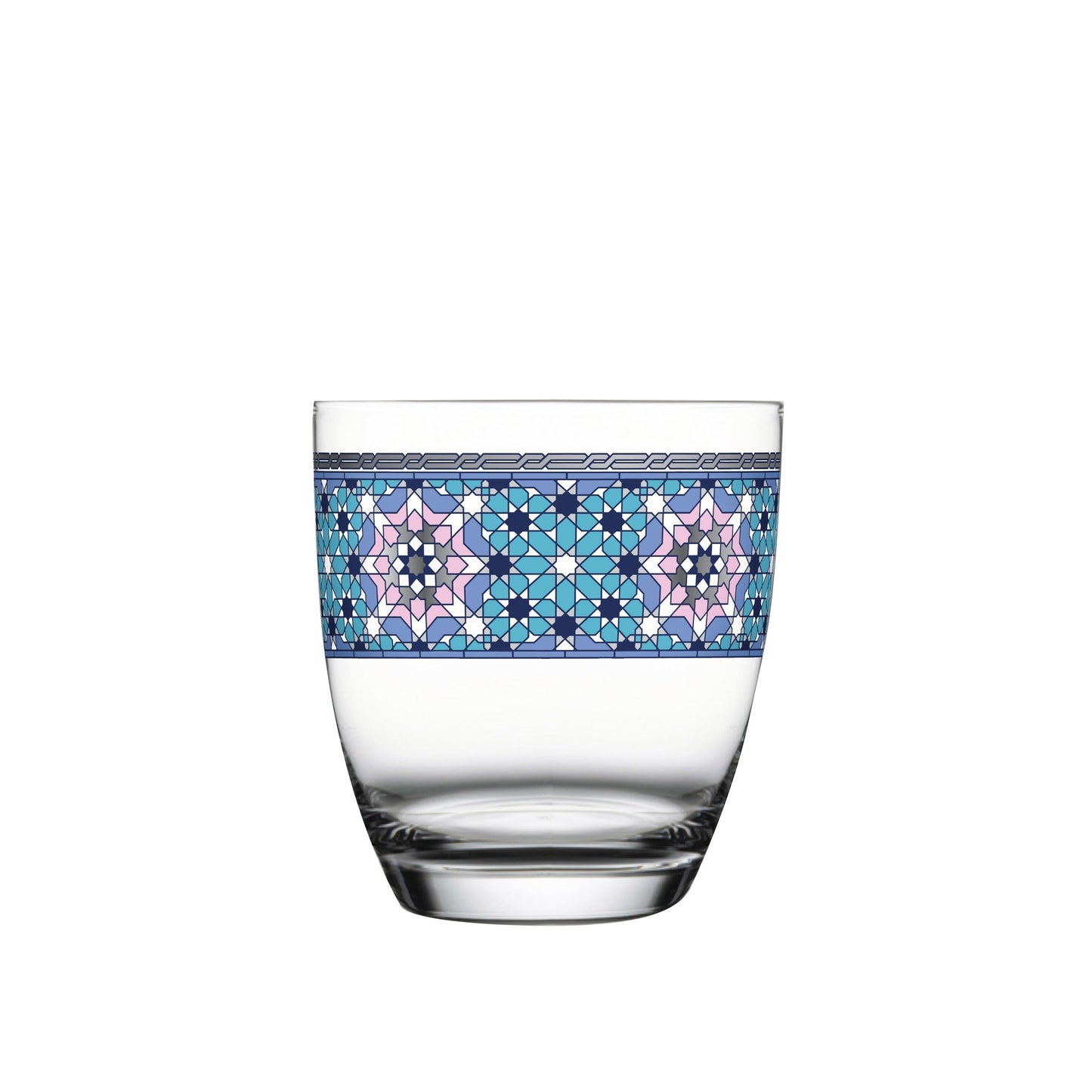 Dimlaj Melange Set of 6 Pcs Crystal Tumblers (Platinum) - Premium Short Tumblers from Melange By Dimlaj - Just $75! Shop online now at Dimlaj Jordan 