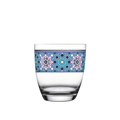 Dimlaj Melange Set of 6 Pcs Crystal Tumblers (Platinum) - Premium Short Tumblers from Melange By Dimlaj - Just $75! Shop online now at Dimlaj Jordan 