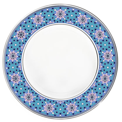 Dimlaj Melange Glass Plate (Platinum) - Premium Platters from Melange By Dimlaj - Just $65! Shop online now at Dimlaj Jordan 