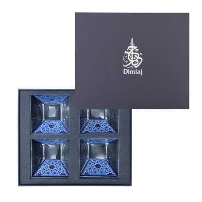 Dimlaj Melange Set of 4 Pcs Small Serving Bowls (Platinum) - Premium Serving Bowls from Melange By Dimlaj - Just $80! Shop online now at Dimlaj Jordan 
