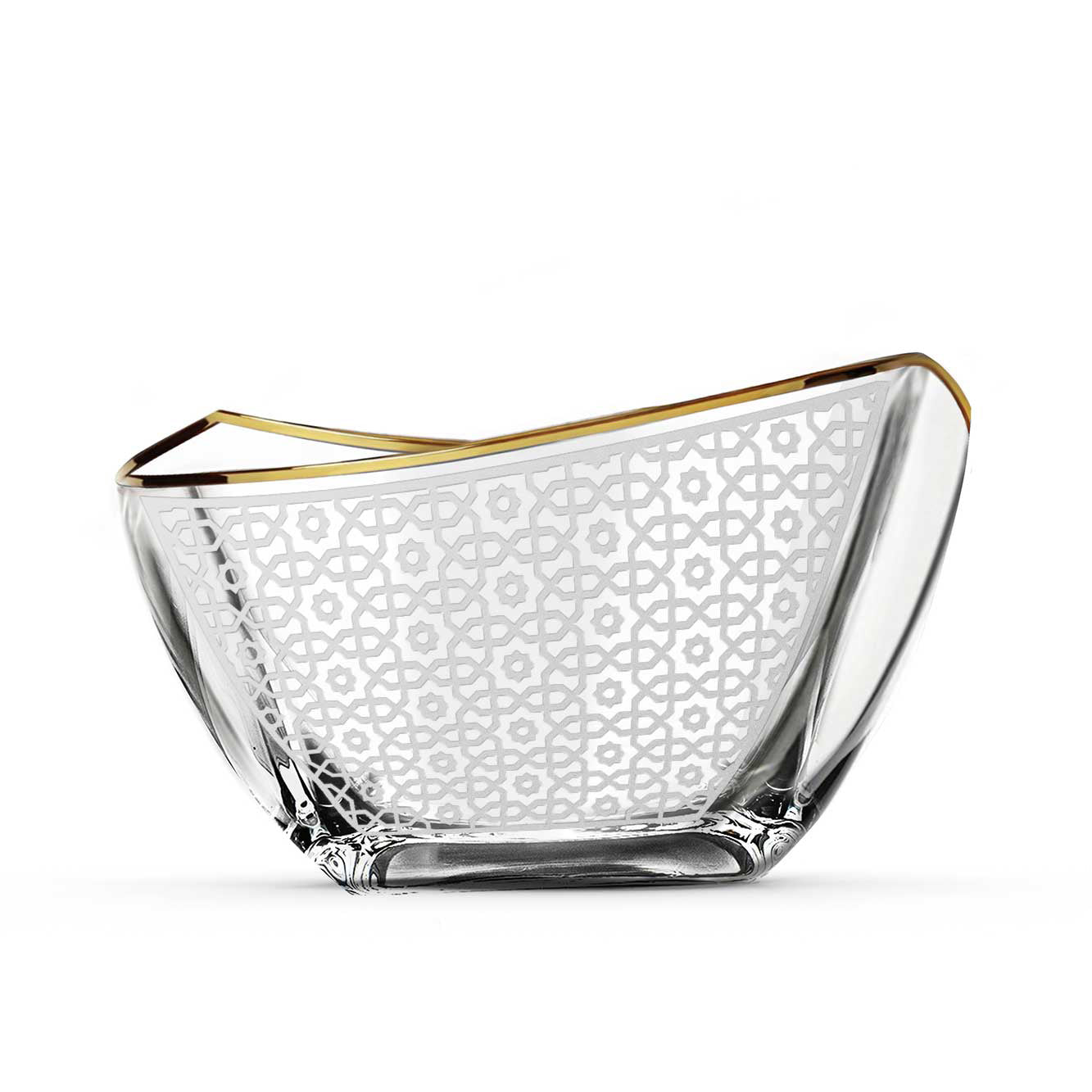 Dimlaj Ivory Large Serving Bowl (Gold) - Premium Serving Bowls from Ivory By Dimlaj - Just $90! Shop online now at Dimlaj Jordan 