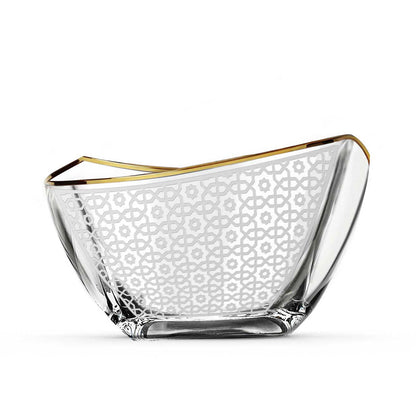 Dimlaj Ivory Large Serving Bowl (Gold) - Premium Serving Bowls from Ivory By Dimlaj - Just $90! Shop online now at Dimlaj Jordan 