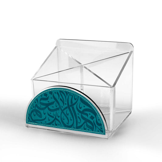 Dimlaj Nagham Cutlery & Napkin Holder (Turquoise) - Premium Cutlery & Napkin Holder from Nagham By Dimlaj - Just $55.50! Shop online now at Dimlaj Jordan 