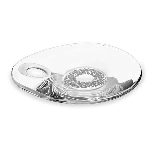 Dimlaj Qamar Large Centerpiece (Engraved) - Premium Platters from Qamar By Dimlaj - Just $195! Shop online now at Dimlaj Jordan 