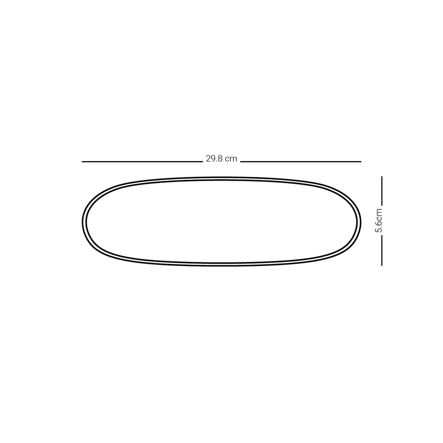 Dimlaj Suroor Small Oval Plate - Premium Glass Plates from Suroor By Dimlaj - Just $40! Shop online now at Dimlaj Jordan 