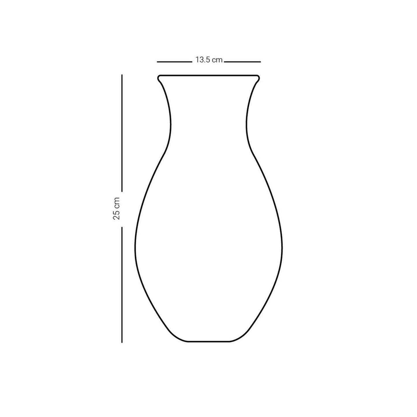 Dimlaj Kareem Large Sized Vase - Premium Vases from Kareem By Dimlaj - Just $55! Shop online now at Dimlaj Jordan 