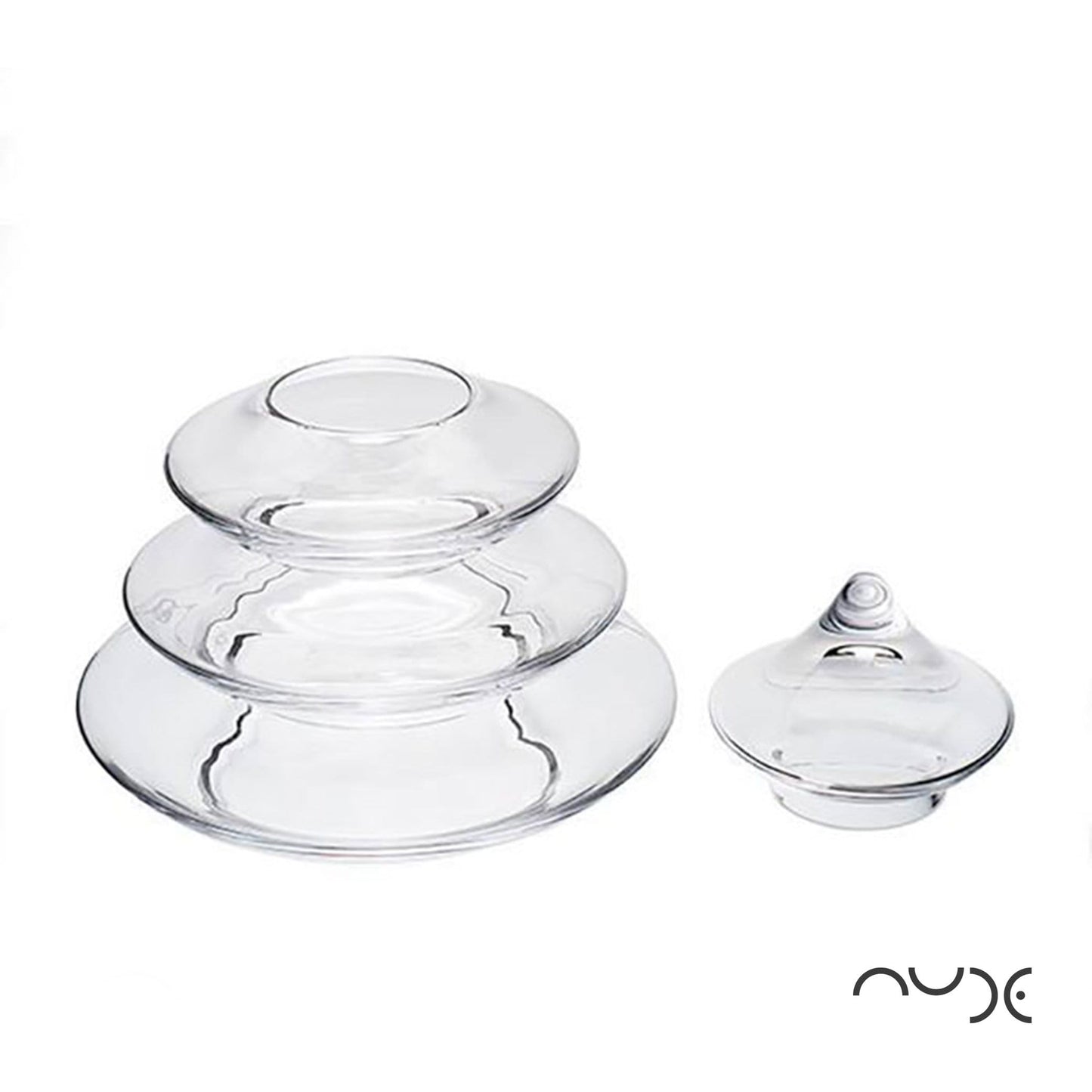 Chocolate Serving Bowl - Premium Serving Bowls from Nude Glass - Just $120! Shop online now at Dimlaj Jordan 