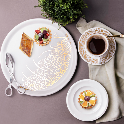 Dimlaj Kareem Large Charger Plate - Premium Porcelain Plates from Kareem By Dimlaj - Just $70! Shop online now at Dimlaj Jordan 