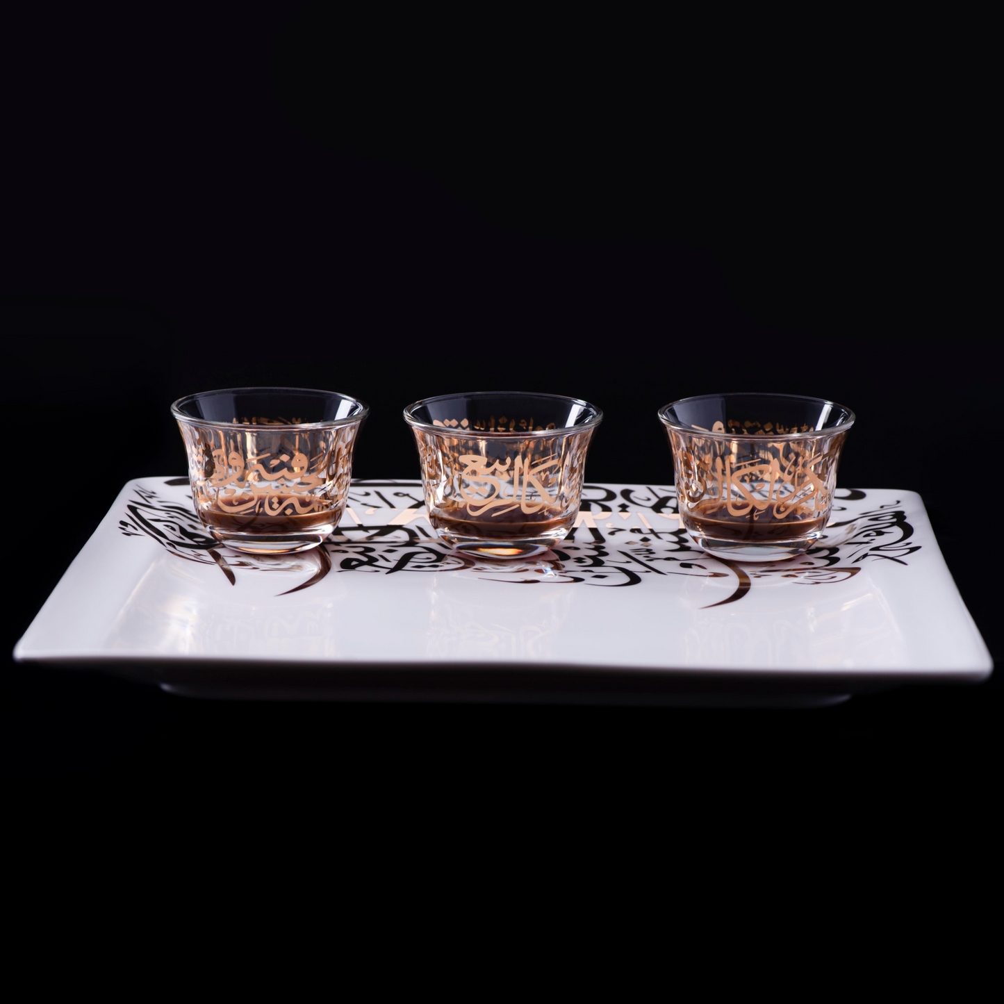 Dimlaj Kareem Large Square Plate (Platinum) - Premium Porcelain Plates from Kareem By Dimlaj - Just $70! Shop online now at Dimlaj Jordan 