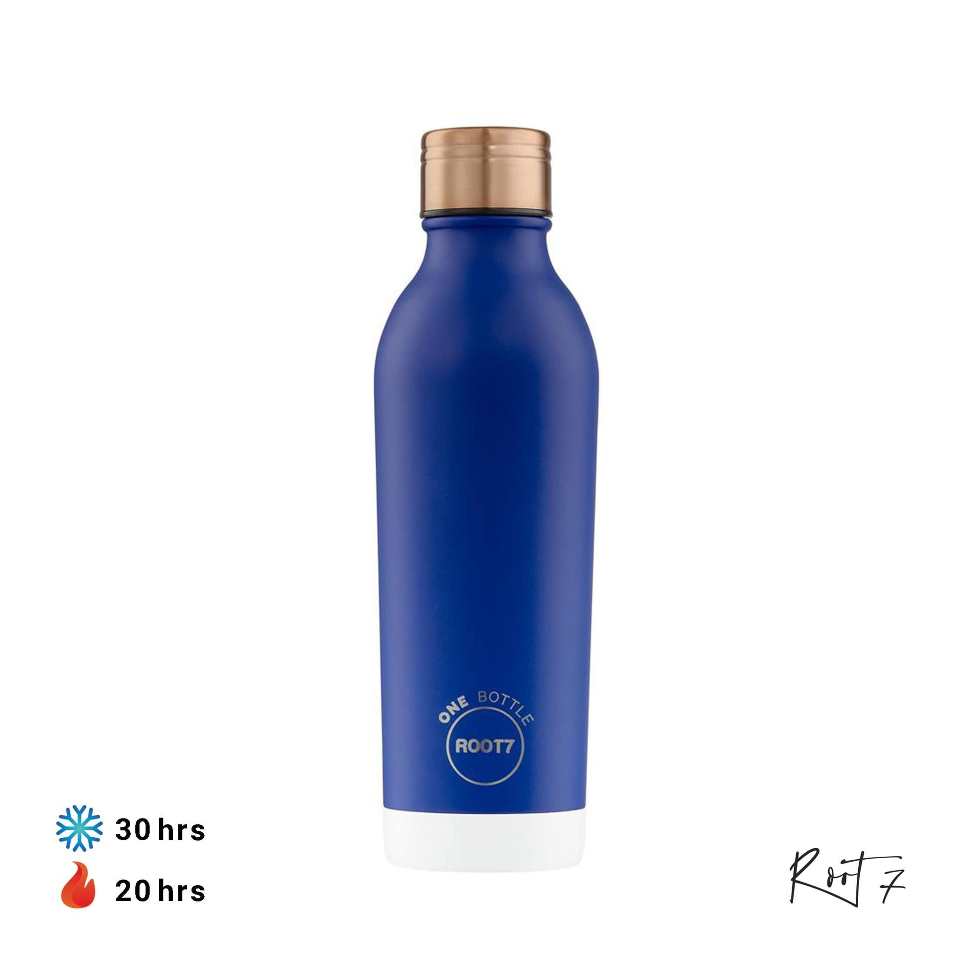 Root7 OneBottle Blueberry Split (500 ml) - Premium Vacuum Bottle from Root7 - Just $30! Shop online now at Dimlaj Jordan 