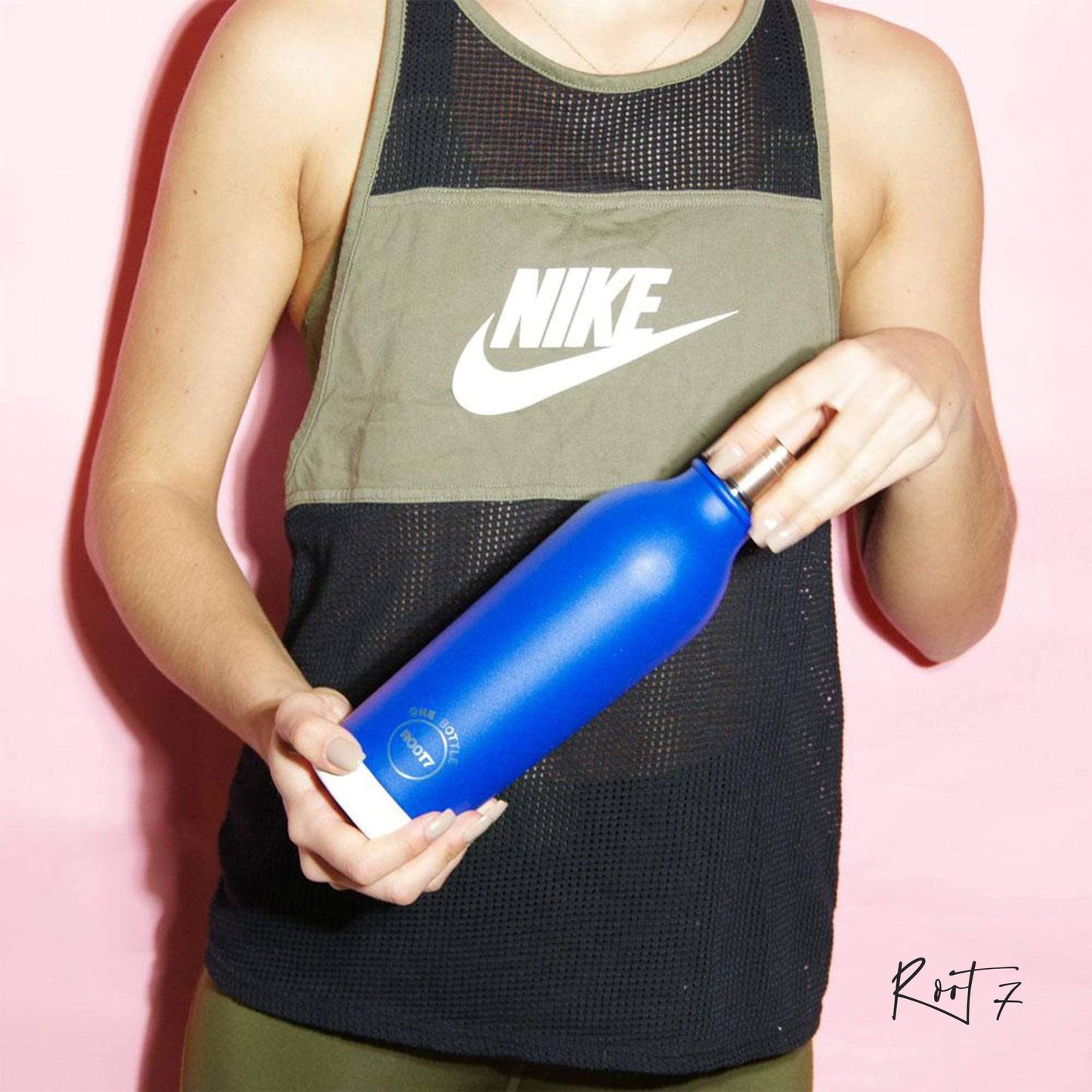 Root7 OneBottle Blueberry Split (500 ml) - Premium Vacuum Bottle from Root7 - Just $30! Shop online now at Dimlaj Jordan 