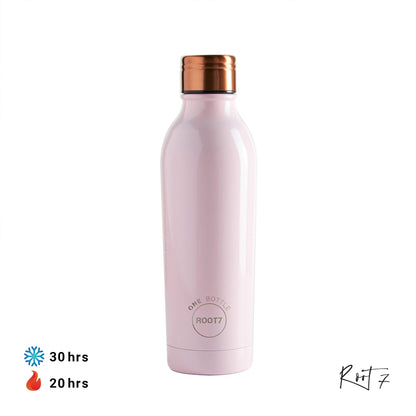 Root7 OneBottle® Millennial Pink (750 ml) - Premium Vacuum Bottle from Root7 - Just $37! Shop online now at Dimlaj Jordan 