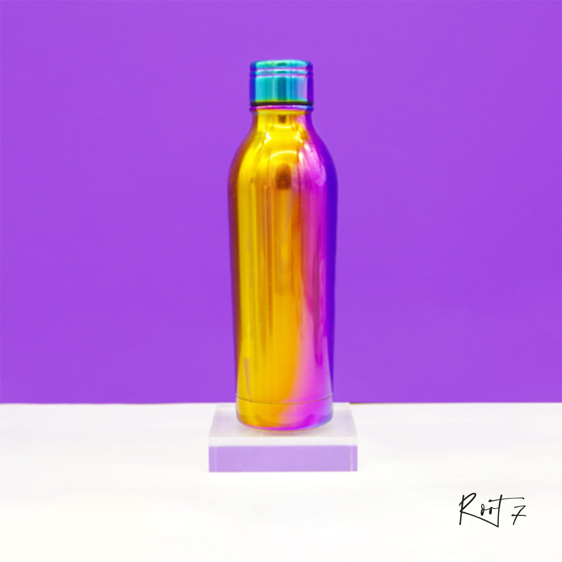 Root7 OneBottle® Polished Rainbow (500 ml) - Premium Vacuum Bottle from Root7 - Just $30! Shop online now at Dimlaj Jordan 