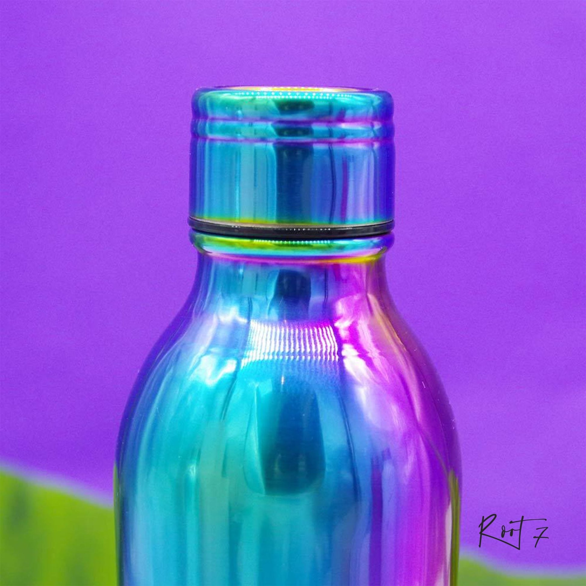 Root7 OneBottle® Polished Rainbow (500 ml) - Premium Vacuum Bottle from Root7 - Just $30! Shop online now at Dimlaj Jordan 