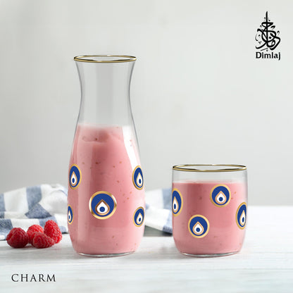 Dimlaj Charm Set of 6 Pcs Tumblers (Gold) - Premium Short Tumblers from Charm By Dimlaj - Just $65! Shop online now at Dimlaj Jordan 
