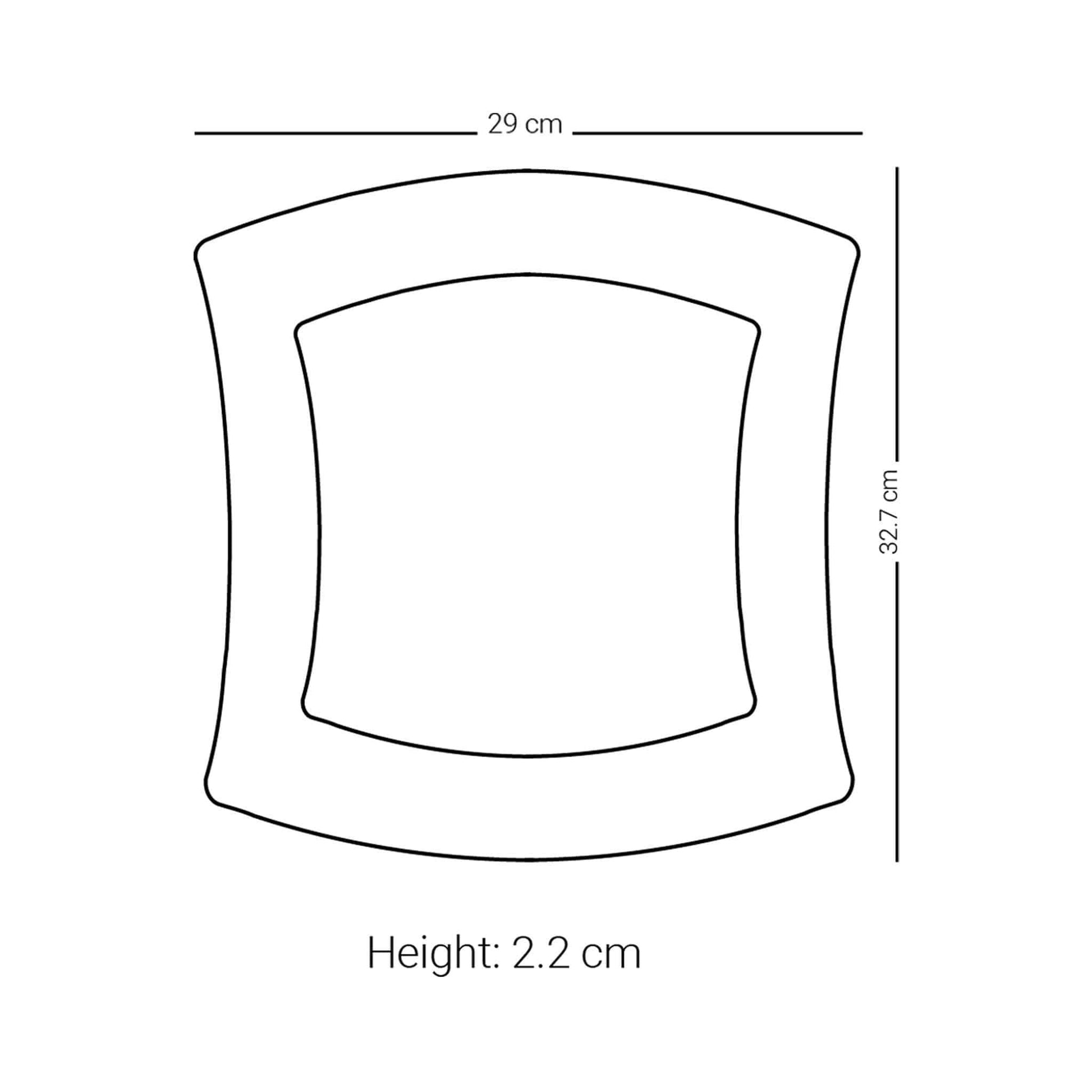 Dimlaj Kareem Large Serving Plate - Premium Glass Plates from Kareem By Dimlaj - Just $65! Shop online now at Dimlaj Jordan 